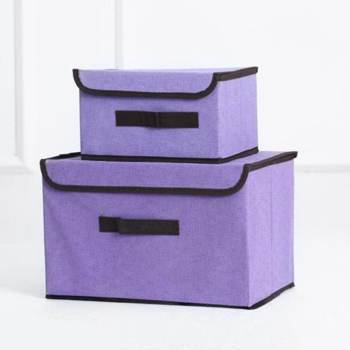 ComBo 2 Hộp Vải Đựng Đồ Tiện Lợi, Thùng Đựng Quần Áo Đa Năng 8890