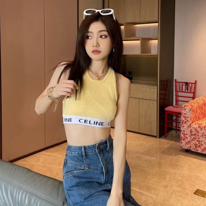 Áo không tay dệt kim phong cách mới CE 20210 có nhãn thẻ cao cấp