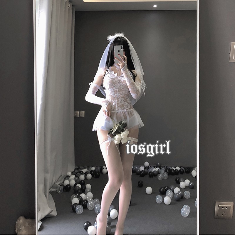 Cosplay sexy cô dâu , costume bride sexy C027 | BigBuy360 - bigbuy360.vn