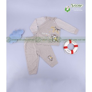 JB431 Bộ quần áo cổ tròn dài tay Judoby