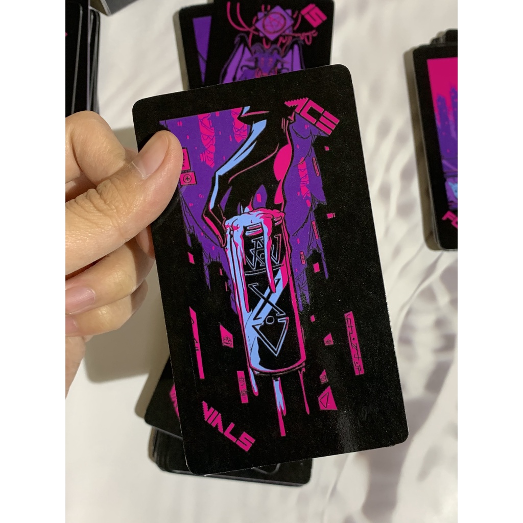Bộ bài Neon Moon Tarot Handmade