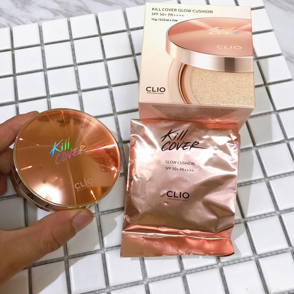 Phấn Nước Clio Kill Cover Glow Cushion Kèm Lõi Phụ | BigBuy360 - bigbuy360.vn