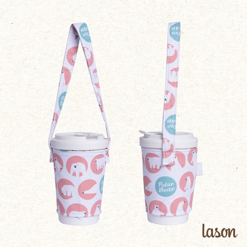 Túi xách cốc nước, quai treo cốc trà sữa, chất liệu vải Animal TBC00221 | BigBuy360 - bigbuy360.vn