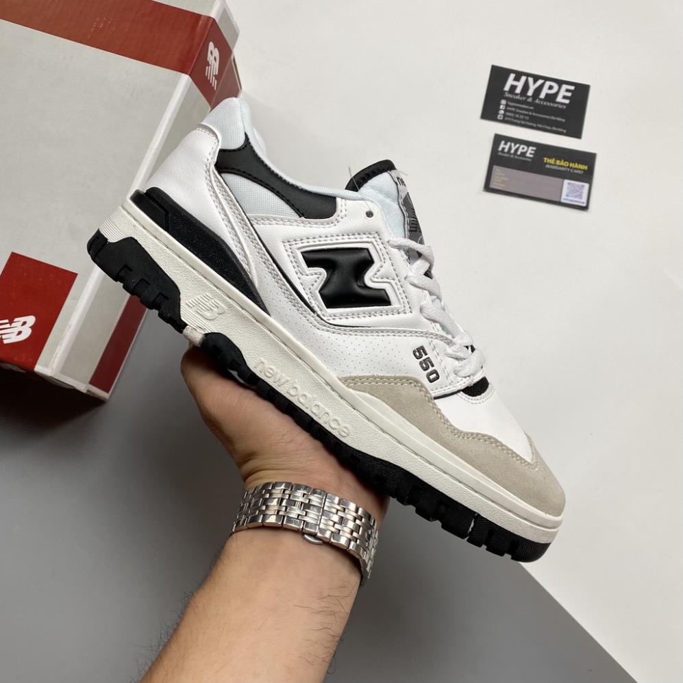🍅 Giày New Balance 550 Black White (đen trắng) - Hype Sneaker | Phiên bản high quality.