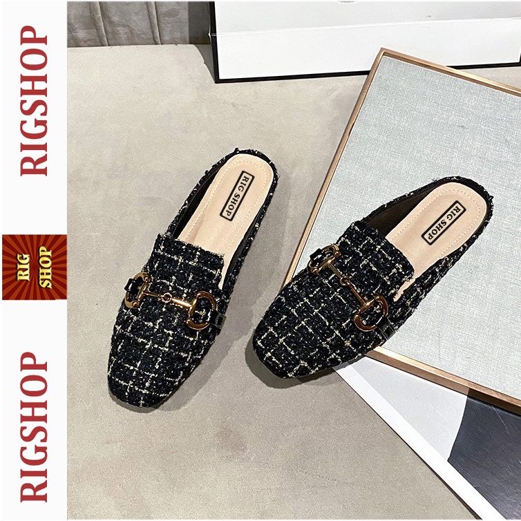 SỤC BỆT RIGSHOP VẢI DẠ TWEED PHỐI XÍCH GUᏟᏟI SIÊU XINH - A37