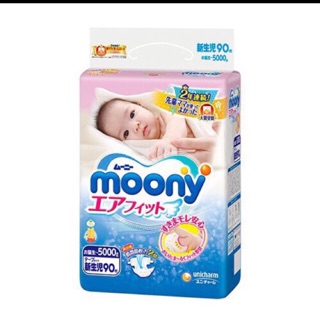 Tã dán moony đủ sz nb90/s84/m64/l54/l44