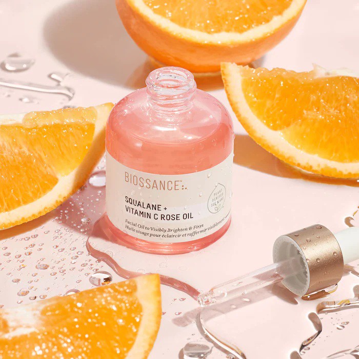 BIOSSANCE 🌿 Dầu dưỡng ẩm sáng da hữu cơ Squalane + Vitamin C Rose Oil | BigBuy360 - bigbuy360.vn