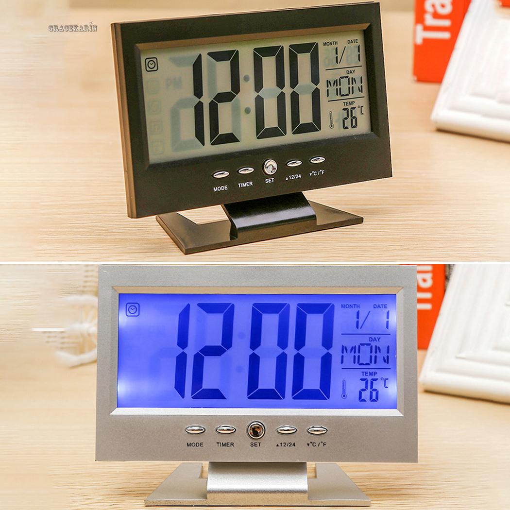 Digital clock Sound Control Mute Monitor Desktop Multi-function Suitable