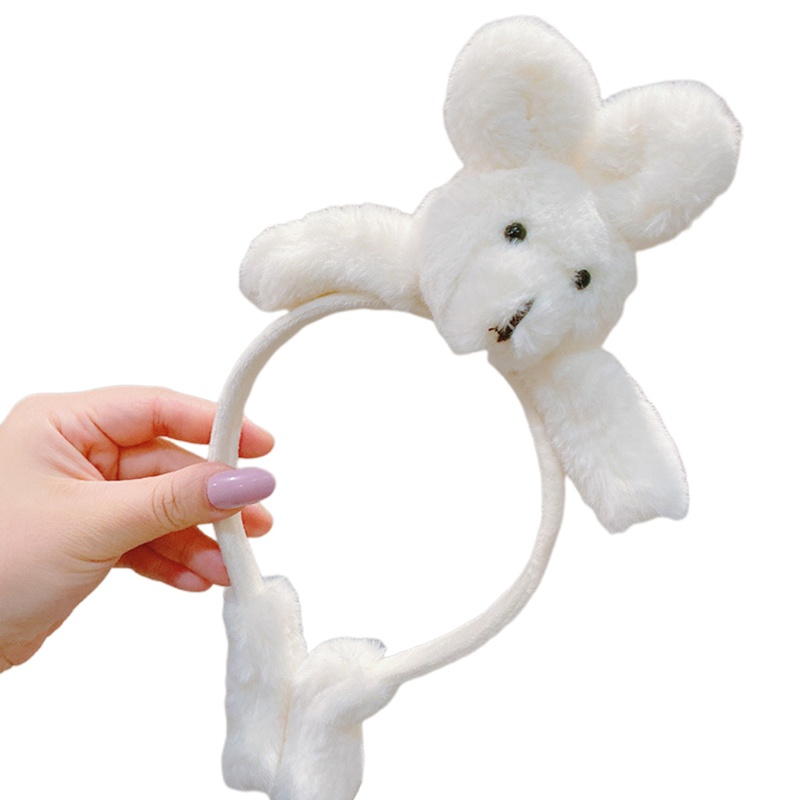 Flgo Băng Đô Cài Tóc Hình Gấu Bông Nhiều Màu Dễ Thương Trang Trí Giáng Sinh / Halloween