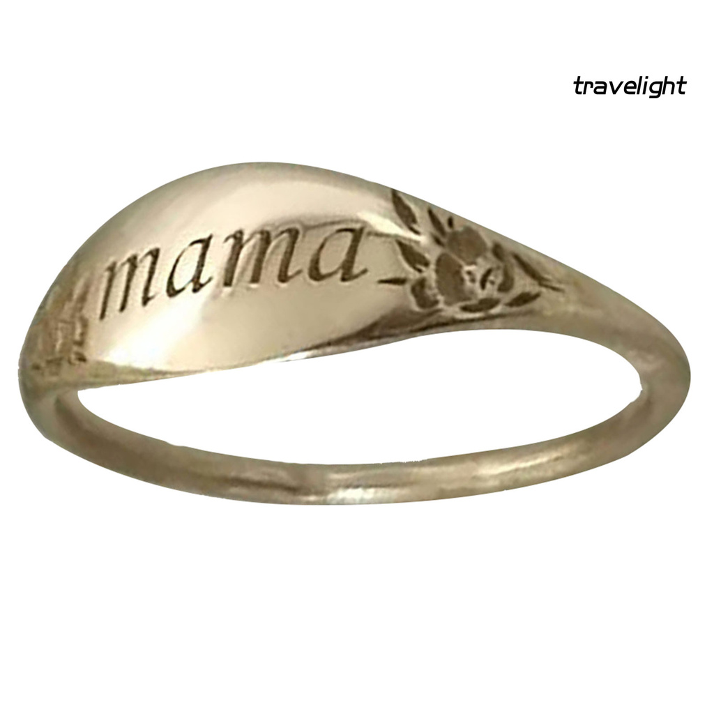 Nhẫn Khắc Chữ Mama Làm Quà Tặng k1