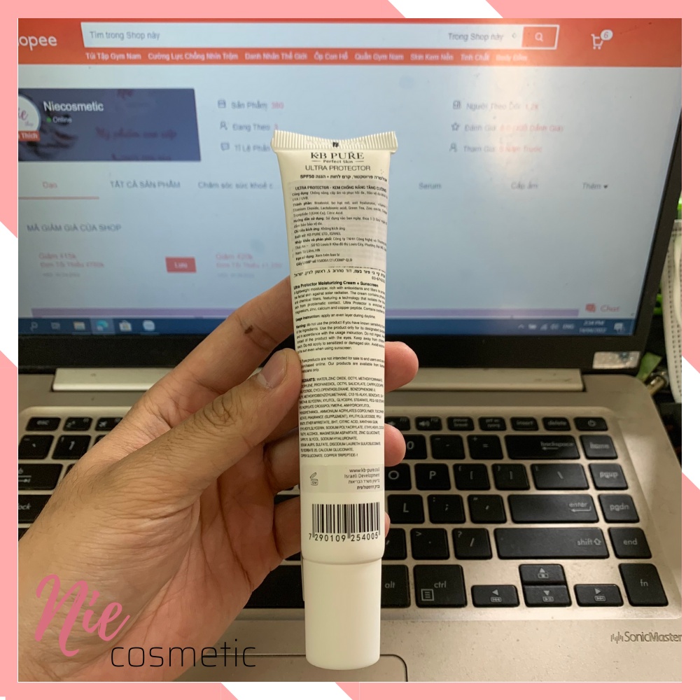 Kem chống nắng KB PURE SPF50