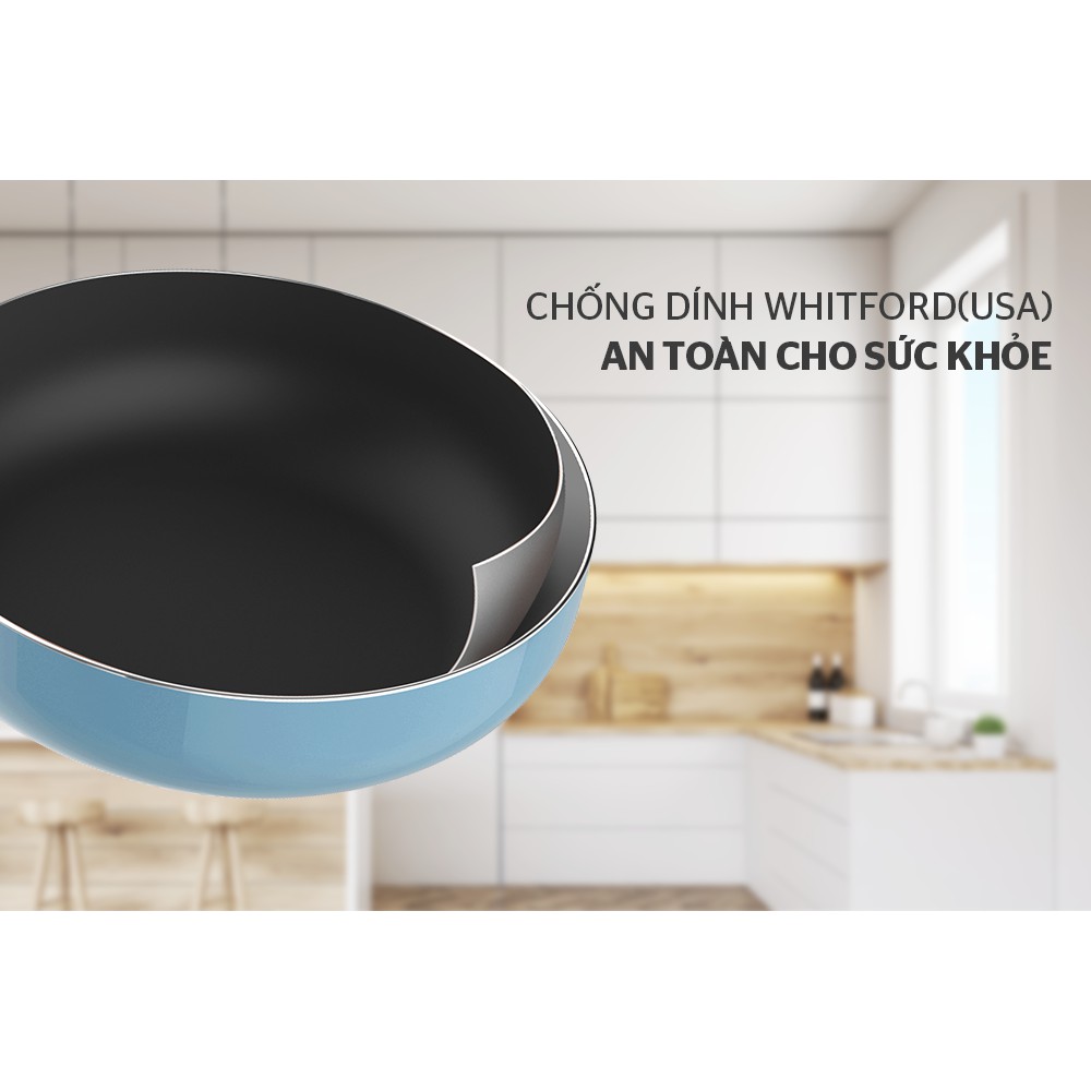 Chảo chống dính đáy từ Sunhouse SHG1120-28MB - Hàng chính hãng