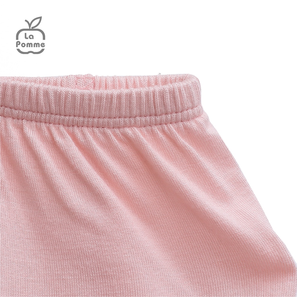 (MUA 3 GIẢM 5%, MUA 5 GIẢM 10%)Bộ Dài Tay La Pomme Cúc Giữa Fun Galaxy - Nâu