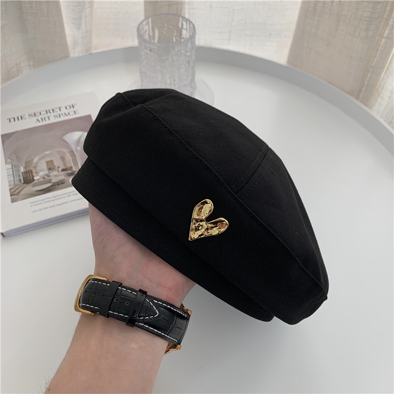 Mũ Beret Kim Loại Mỏng Thoáng Khí Phong Cách Nhật Bản Thời Trang Mùa Hè Cho Nữ