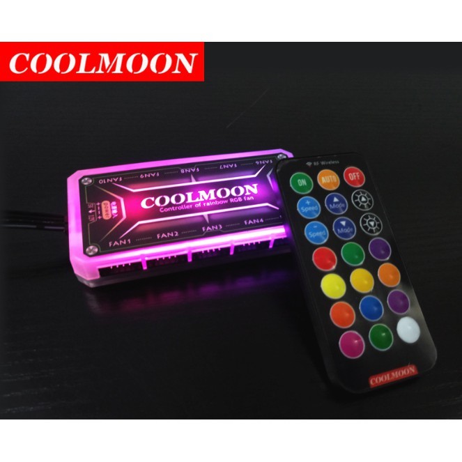 HUB &amp; Remote Coolmon LED RGB