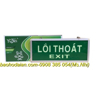 Biển chỉ dẫn thoát nạn exit thoát hiểm dạ quang một mặt YF-1017
