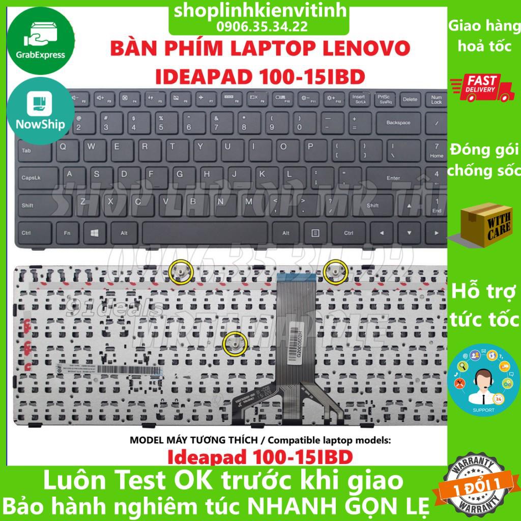 (KEYBOARD) BÀN PHÍM LAPTOP LENOVO IDEAPAD 100-15IBD dùng cho Ideapad 100-15IBD