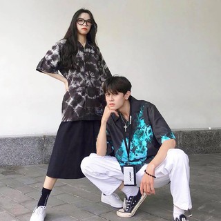 Sơ mi Tie dye - Phản quang cầu vồng ( chính hãng )