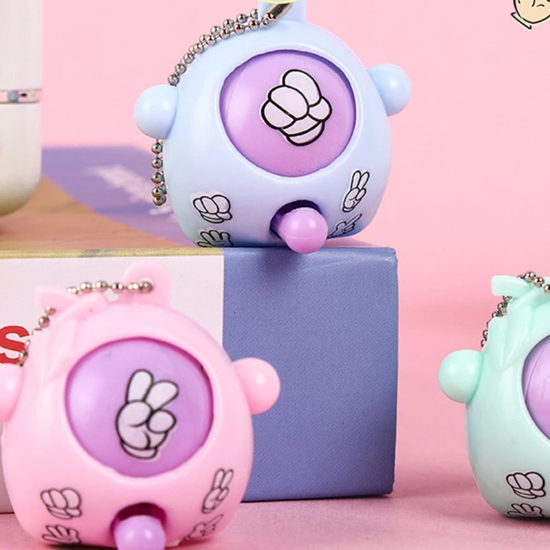 Móc Khóa Hình Quả Trứng Vui Nhộn Dùng Làm Quà Tặng Cho Bé