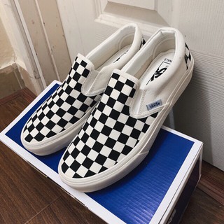 Giày 𝐕𝐀𝐍𝐒 caro lười ❤️FREESHIP❤️  hàng 11 Full size nam nữ