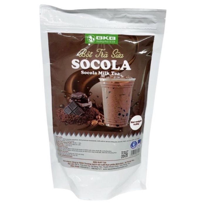 Bột pha trà sữa 3 vị Matcha, Socola, Khoai môn thơm ngon tại nhà - Set bột trà sữa pha sẵn các vị VAMI_FOOD