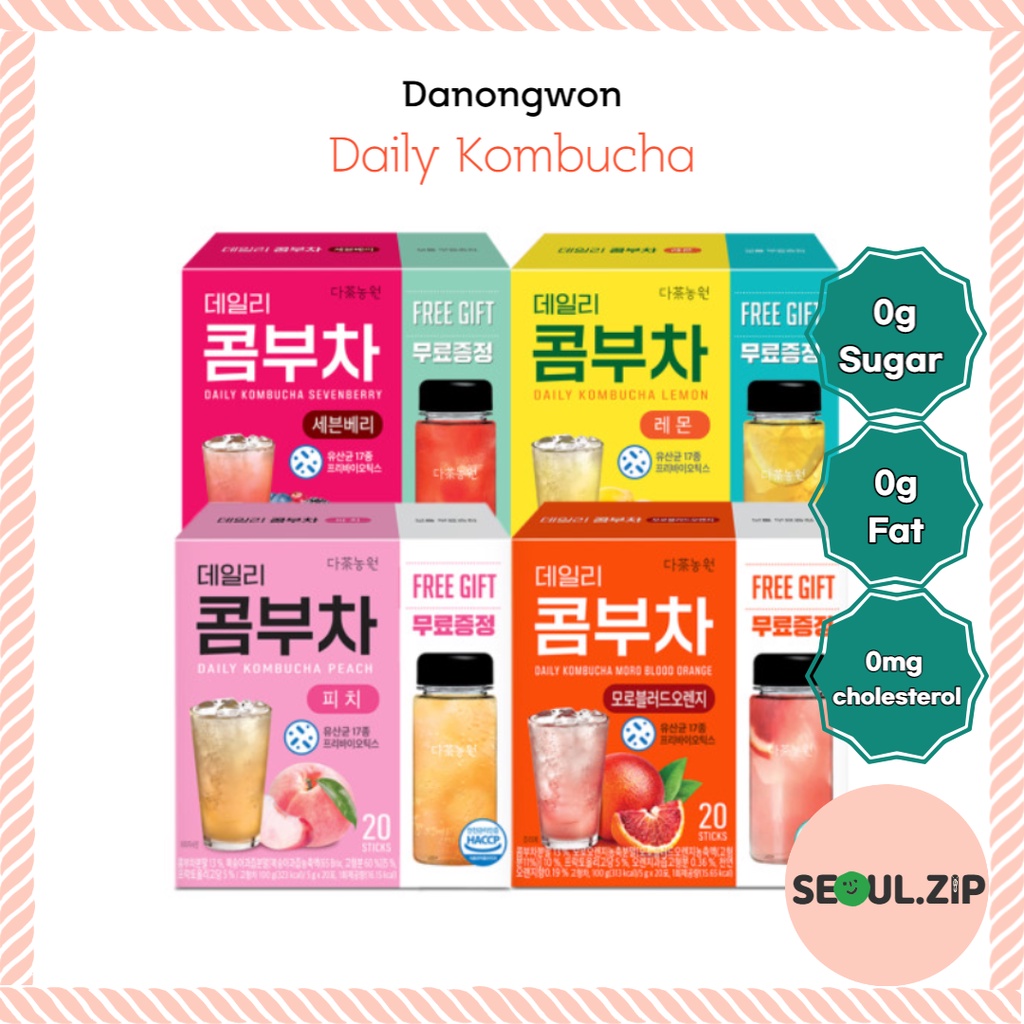 Điện Kombucha Power 20T + 1 Chai Trà, Trà, Làm Đẹp, Trà, Chanh / Đào / Bảy Mùi Hương