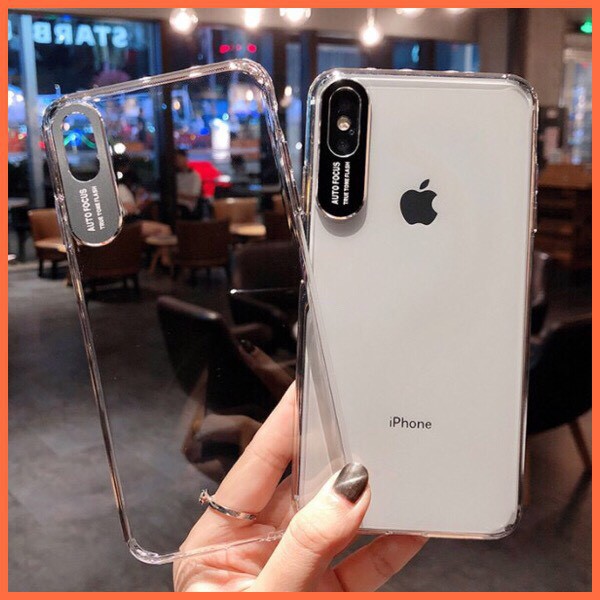 ỐP IPHONE AUTO FOCUS TRONG SUỐT - KHÔNG Ố VÀNG - BẢO VỆ CAMERA💖 Hana Case