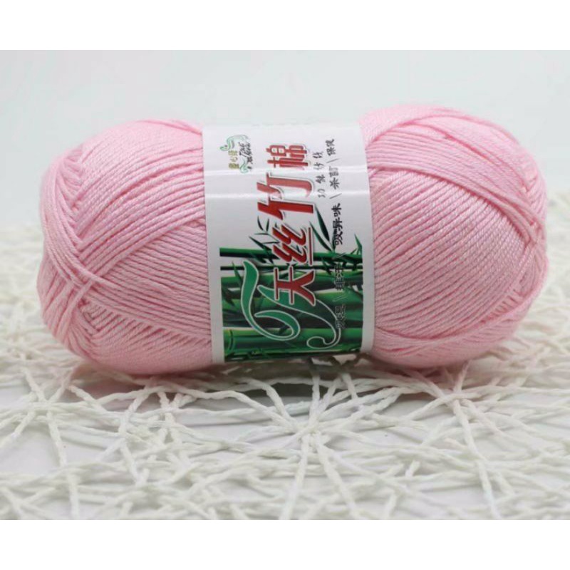 Cuộn len Cotton Bambo Đan Móc Mùa Hè