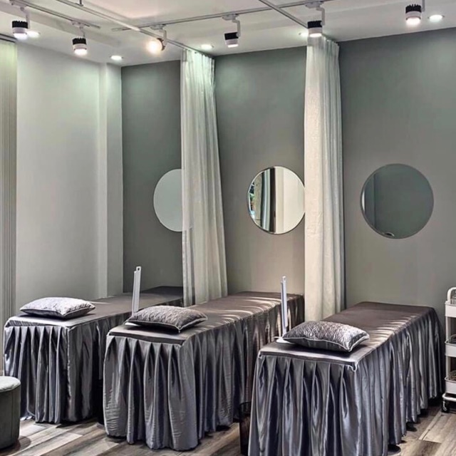 GA/DRAP Phi bóng cho spa, nail mi loại 1, may theo kích thước yêu cầu