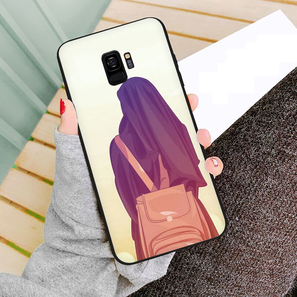 Ốp Điện Thoại Tpu Dẻo Màu Đen In Hình Đạo Hồi Thời Trang Chống Rơi Cho Samsung S7 S8 S9 S7 Edge S8 Plus