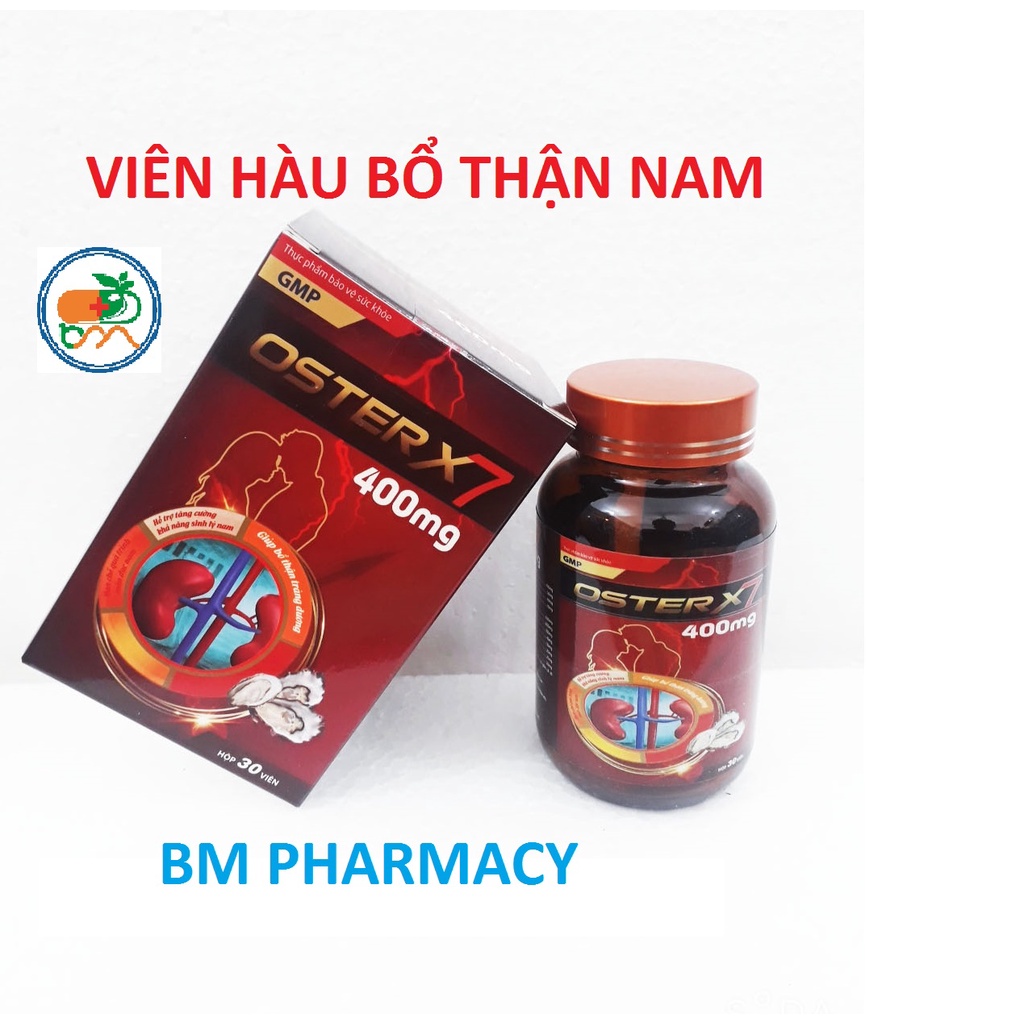 Viên hàu bổ thận nam OSTER X7, giúp bổ thận tráng dương, tăng cường khả năng sinh lý nam, hạn chế quá trình mãn d.ục nam