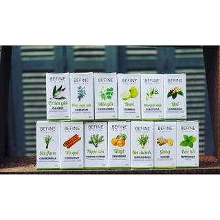 Tinh dầu BEFINE Lê Nguyệt Nuts 10ml, tinh dầu đuổi muỗi sả chanh, quế, tram gió, khuynh diệp