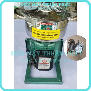Máy cối xay thịt cá cua thực phẩm giò chả lụa bằng điện đa năng 750W inox, Máy công nghiệp quấn lõi đồng công suất lớn