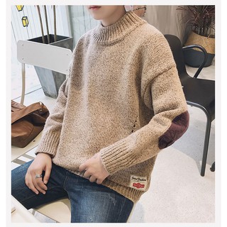Áo len cao cổ nam, áo len hàn quốc, chất dày dặn, màu vintage