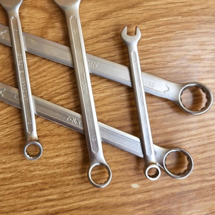 Cờ Lê Vòng Miệng TOLSEN Nhiều Size Từ 8mm - 32mm