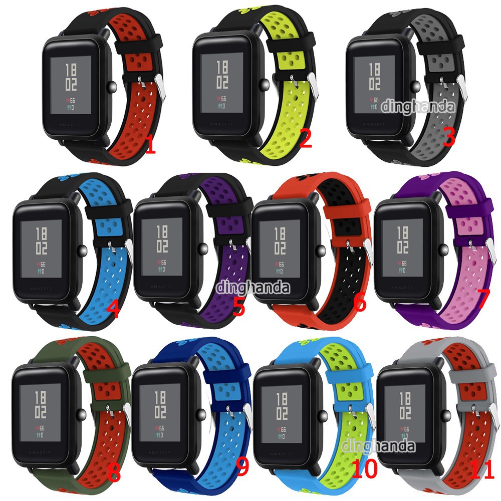 Dây Đeo Silicon Mềm Cho Đồng Hồ Thông Minh Huami Amazfit Bip Lite Bip S U Bip 3 pro