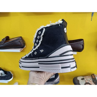 Giày sneaker XVessel rách cao cổ 2020