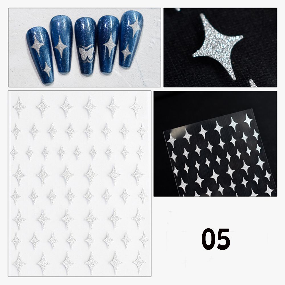 Phụ Kiện Trang Trí Móng Tay Lấp Lánh Dễ Thương|Miếng Dán Trang Trí Móng Tay 3D Hình Trái Tim/ Ngọn Lửa/ Ngọn Lửa/ Ngôi Sao Lấp Lánh DIY