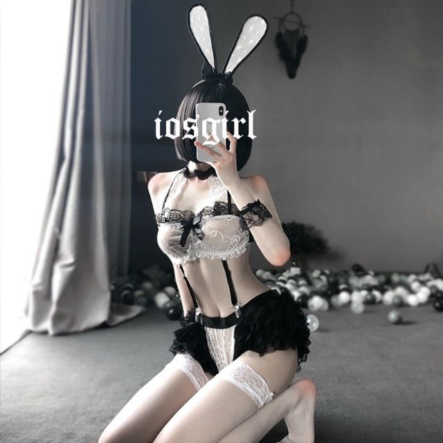 cosplay thỏ ren bunny kèm bờm sexy gợi cảm | BigBuy360 - bigbuy360.vn