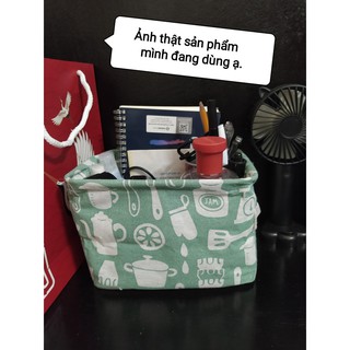 Giỏ vải văn phòng, giỏ đựng đồ cá nhân