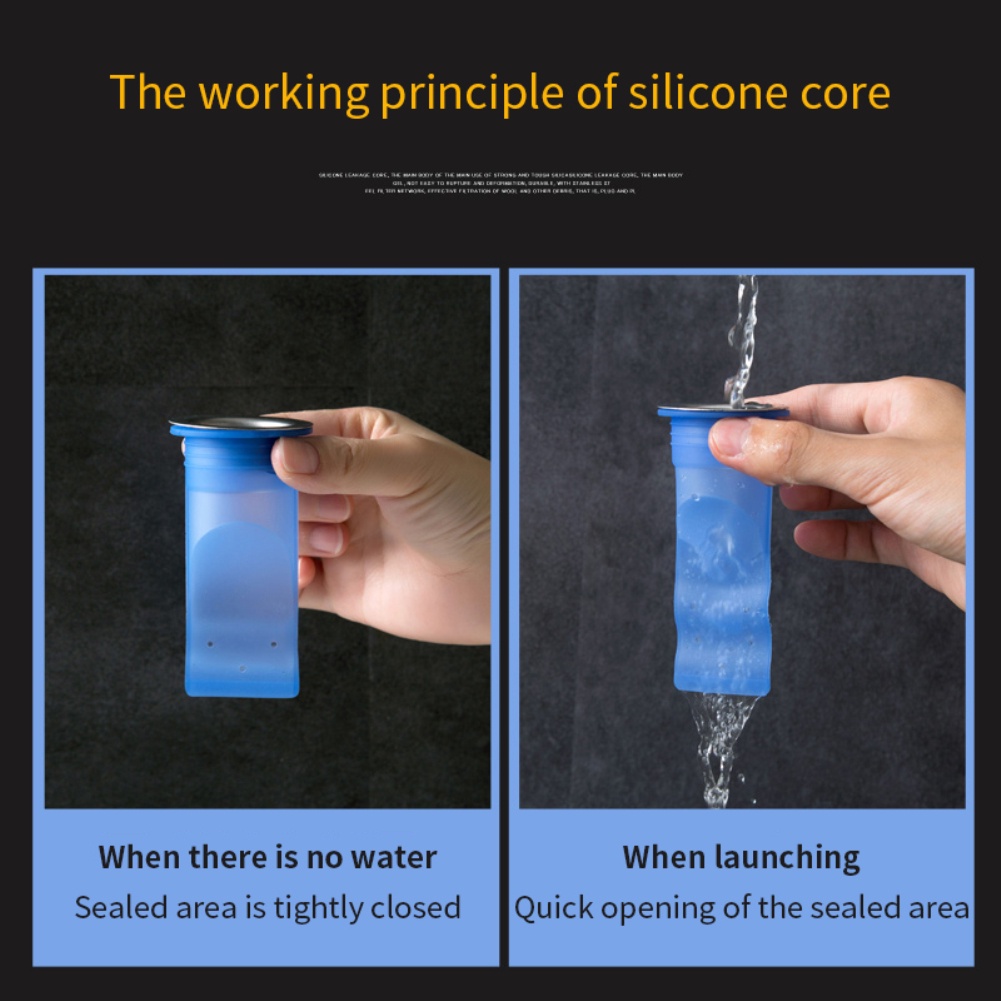 Ống Lõi Khử Mùi Thoát Nước Sàn Bằng Silicon Vòng Thoát Nước Kiểm Soát Côn Trùng Thoát Nước Chống Mùi Máy Giặt Phòng Tắm Chất Bịt Kín Chống Chảy Ngược Okase