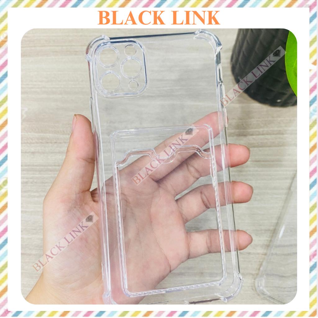 Ốp lưng Iphone có ngăn ví Silicon dẻo bảo vệ camera trong suốt chống sốc 6/6s/7/8/plus/x/xs/xsmax/xr/11/12/13/14/pro/max