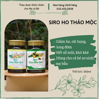 Siro thảo mộc húng chanh