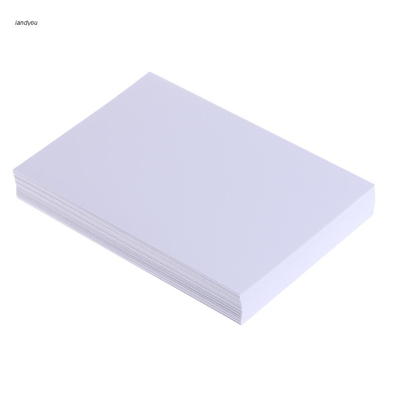 ✿ Giấy In Ảnh Màu Trắng Sáng Bóng 4 x 6 Inch Cho Máy In Inkjet