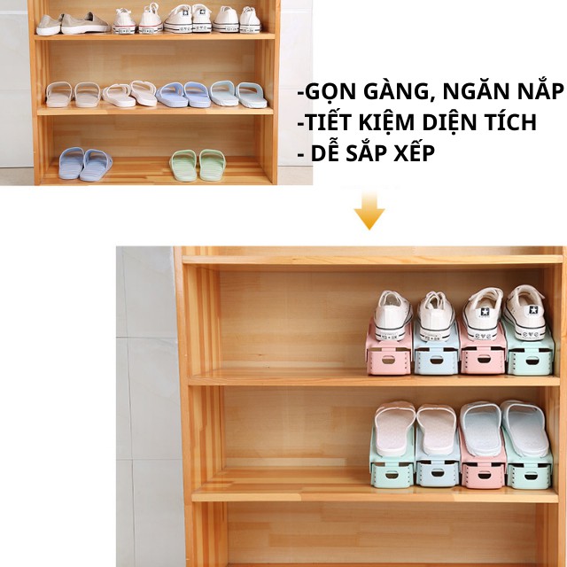 Giá kệ để giày theo đôi,kệ để giày thông minh tiết kiệm diện tích