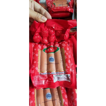 Xúc xích túi 500gram,gồm 10 cây, giao hoả tốc HCM 1 giờ.