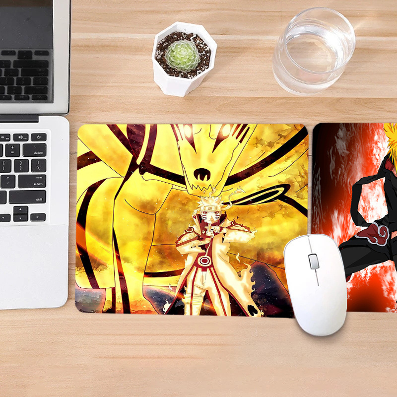 Tấm Lót Chuột Chống Trượt Họa Tiết Anime Naruto Độc Đáo