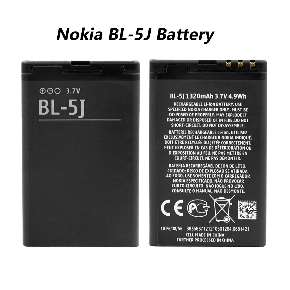 Pin Nokia BL-5J / X1-01 / 5230 / 5233 / 5235 / C3 / X9 / 201 / 5228 / C3 / X6 / N200