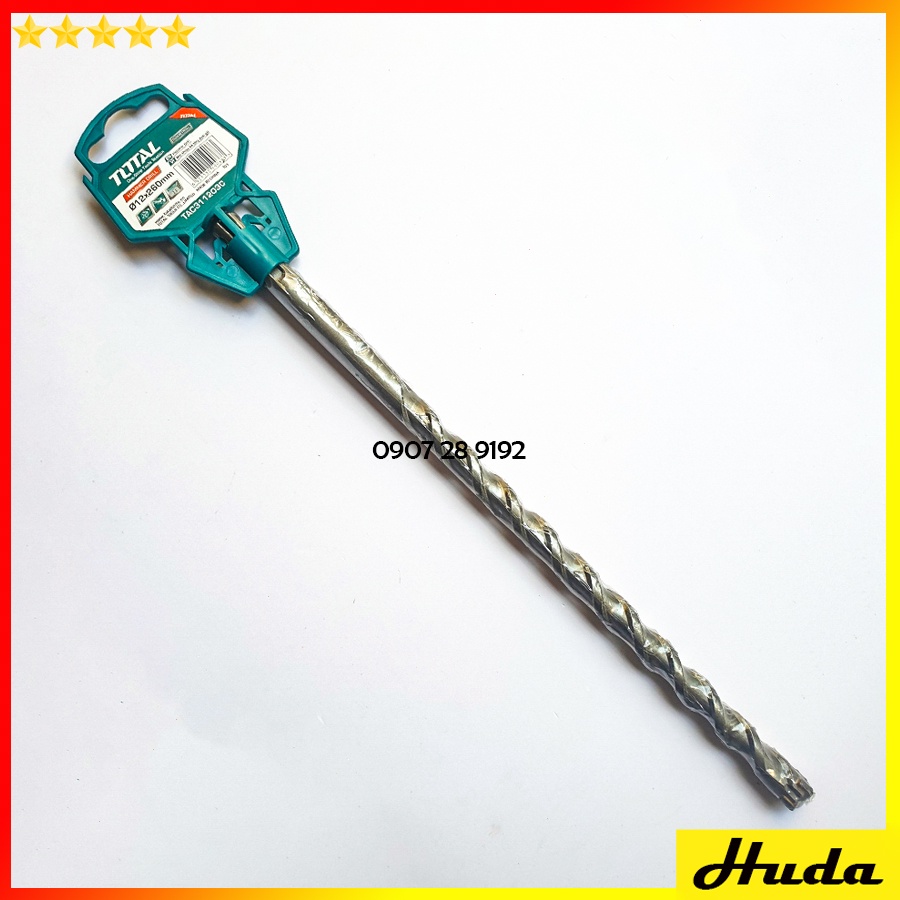 Mũi khoan bê tông 4 cạnh  đuôi gài thép hợp kim cứng chắc Total uio