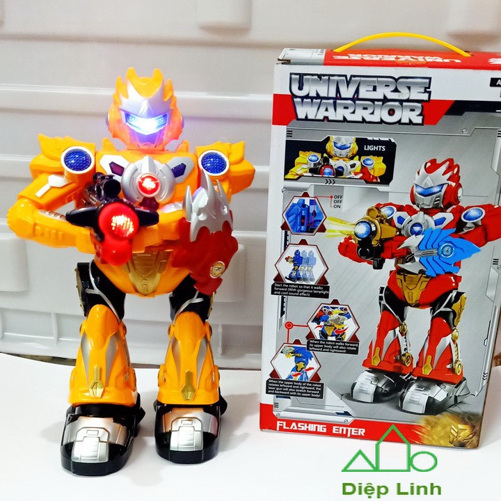 Đồ Chơi Robot Siêu Nhân Biến Hình Xài Pin Tự Động